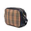 Burberry 1983 Knight Check Canvas and Calfskin Link Camera Bag Secondhand