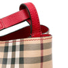 Burberry Haymarket Check Coated Canvas Lorne Bucket Bag Secondhand