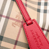 Burberry Haymarket Check Coated Canvas Lorne Bucket Bag Secondhand