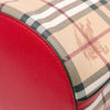 Burberry Haymarket Check Coated Canvas Lorne Bucket Bag Secondhand