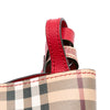 Burberry Haymarket Check Coated Canvas Lorne Bucket Bag Secondhand
