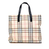 Burberry House Check Coated Canvas Tote Secondhand