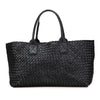 Bottega Veneta Medium Lambskin Intreccio Cabat Tote Secondhand