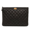 Chanel Medium Quilted Caviar Boy O Case Clutch Secondhand