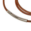 Hermès Leather Cord Belt Secondhand