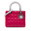 Dior Medium Tricolor Lambskin Cannage Lady Dior Secondhand