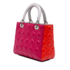 Dior Medium Tricolor Lambskin Cannage Lady Dior Secondhand