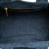 Prada Large Denim Canapa Logo Satchel Secondhand