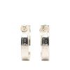 Gucci Sterling Silver Square G Cutout Hoop Earrings Secondhand