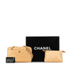 Chanel CC Chevron Quilted Lambskin Chain Shoulder Bag Secondhand