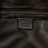 Gucci Large Pebbled Deerskin Bamboo Hip Tote Secondhand
