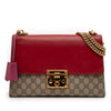 Gucci Medium GG Supreme Padlock Shoulder Bag Secondhand