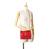 Secondhand Saint Laurent Medium Croc Embossed Leather Sunset Crossbody