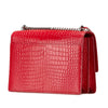 Saint Laurent Medium Croc Embossed Leather Sunset Crossbody Secondhand