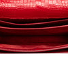 Secondhand Saint Laurent Medium Croc Embossed Leather Sunset Crossbody