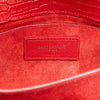 Secondhand Saint Laurent Medium Croc Embossed Leather Sunset Crossbody
