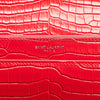 Secondhand Saint Laurent Medium Croc Embossed Leather Sunset Crossbody