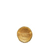 Secondhand Chanel Gold Plated CC Round Brooch
