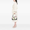 Gucci Printed Canvas Floral Jackie Shoulder Bag Secondhand
