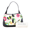Gucci Printed Canvas Floral Jackie Shoulder Bag Secondhand