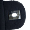 Chanel Medium Quilted Jersey and Tweed Chain Flap Secondhand