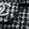 Chanel Medium Quilted Jersey and Tweed Chain Flap Secondhand