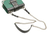 Prada Saffiano Trimmed City Calf Crystal Cahier Crossbody Secondhand