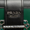 Prada Saffiano Trimmed City Calf Crystal Cahier Crossbody Secondhand