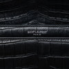 Saint Laurent Medium Croc Embossed Leather Monogram Sunset Crossbody Secondhand