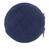 Chanel CC Quilted Jersey Round Clutch with Chain Secondhand