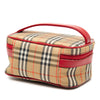 Burberry Haymarket Check Canvas Vanity Bag Secondhand