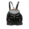 Gucci Large Calfskin Bamboo Drawstring Backpack Secondhand