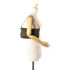 Fendi Zucca Canvas Double Flap Shoulder Bag Secondhand