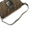 Fendi Zucca Canvas Double Flap Shoulder Bag Secondhand