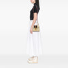 Gucci Mini Calfskin Bee Star Web Sylvie Top Handle Bag Secondhand