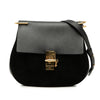 Chloé Medium Suede and Calfskin Drew Crossbody Secondhand