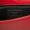 Saint Laurent Small Croc Embossed Leather Monogram Kate Tassel Crossbody Secondhand