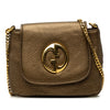 Gucci Small Metallic Pebbled Calfskin 1973 Chain Crossbody Secondhand