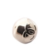 Chanel CC Gold Plated Round Earrings Secondhand