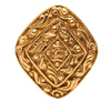 Chanel CC Gold Plated Diamond Brooch Secondhand