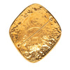 Chanel CC Gold Plated Diamond Brooch Secondhand