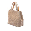 Chanel CC Quilted Suede Turnlock Satchel Secondhand