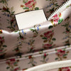 Gucci Calfskin Frame Print Bamboo Web Top Handle Bag Secondhand