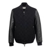 Secondhand Pierre Balmain Leather and Quilt Bomber Jacket - '10s