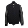 Secondhand Pierre Balmain Leather and Quilt Bomber Jacket - '10s