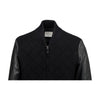 Secondhand Pierre Balmain Leather and Quilt Bomber Jacket - '10s