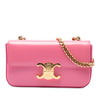 Celine Shiny Calfskin Claude Chain Shoulder Bag Secondhand