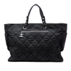 Chanel XL Quilted Coated Canvas Paris Biarritz Tote Secondhand