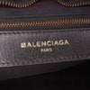 Balenciaga Small Lambskin Motocross Striped Classic City Satchel Secondhand