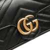Gucci Super Mini GG Marmont Matelasse Leather Flap Crossbody Secondhand